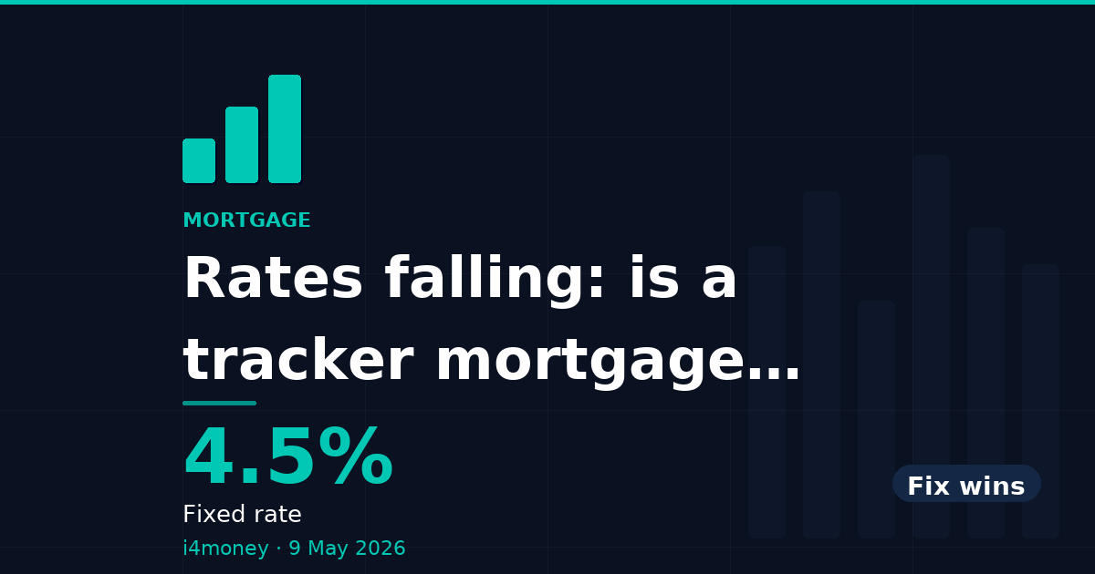 Rates falling: is a tracker mortgage smarter? — 4.5% (Fixed rate)